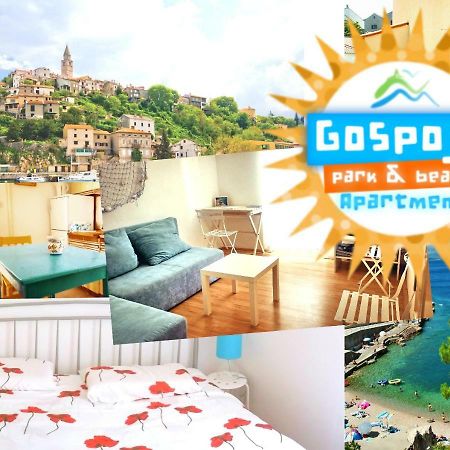 Gospoja Park & Beach Apartment Vrbnik Ngoại thất bức ảnh