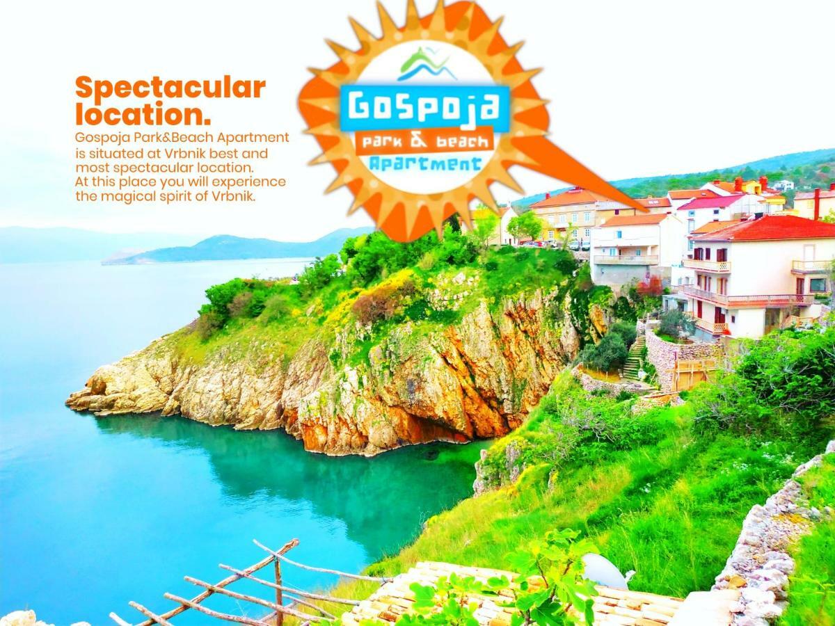 Gospoja Park & Beach Apartment Vrbnik Ngoại thất bức ảnh